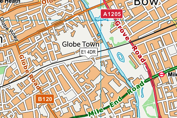 E1 4DR map - OS VectorMap District (Ordnance Survey) E1 4DR map - OS VectorMap District (Ordnance Survey)