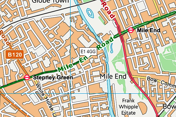 E1 4GG map - OS VectorMap District (Ordnance Survey) E1 4GG map - OS VectorMap District (Ordnance Survey)