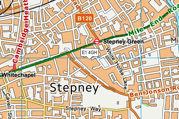 E1 4GH map - OS VectorMap District (Ordnance Survey) E1 4GH map - OS VectorMap District (Ordnance Survey)