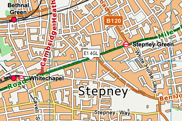 E1 4GL map - OS VectorMap District (Ordnance Survey) E1 4GL map - OS VectorMap District (Ordnance Survey)