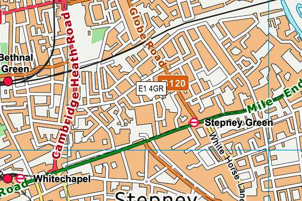 E1 4GR map - OS VectorMap District (Ordnance Survey) E1 4GR map - OS VectorMap District (Ordnance Survey)