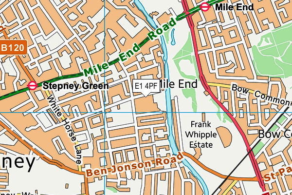 E1 4PF map - OS VectorMap District (Ordnance Survey) E1 4PF map - OS VectorMap District (Ordnance Survey)