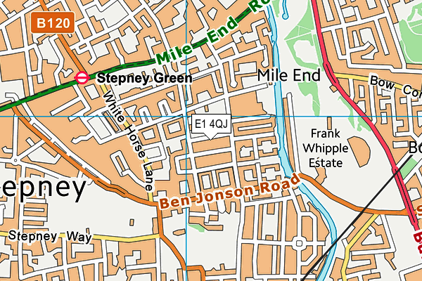 E1 4QJ map - OS VectorMap District (Ordnance Survey) E1 4QJ map - OS VectorMap District (Ordnance Survey)
