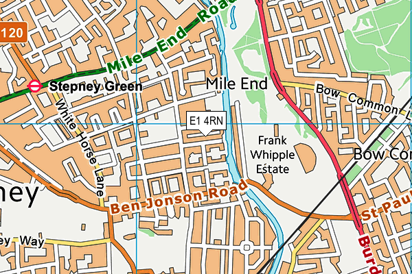E1 4RN map - OS VectorMap District (Ordnance Survey) E1 4RN map - OS VectorMap District (Ordnance Survey)