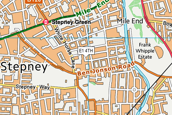 E1 4TH map - OS VectorMap District (Ordnance Survey) E1 4TH map - OS VectorMap District (Ordnance Survey)