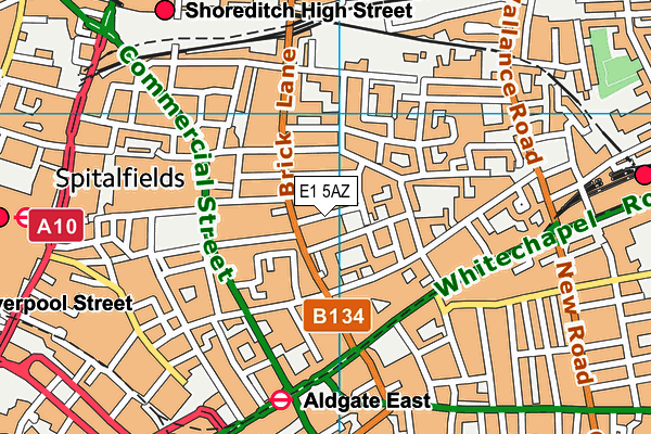 E1 5AZ map - OS VectorMap District (Ordnance Survey) E1 5AZ map - OS VectorMap District (Ordnance Survey)