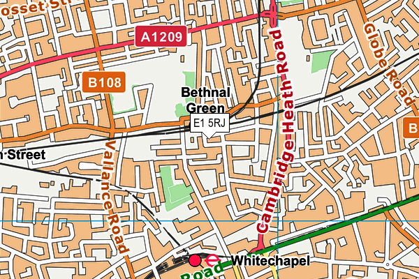 E1 5RJ map - OS VectorMap District (Ordnance Survey) E1 5RJ map - OS VectorMap District (Ordnance Survey)