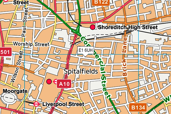 E1 6UH map - OS VectorMap District (Ordnance Survey) E1 6UH map - OS VectorMap District (Ordnance Survey)