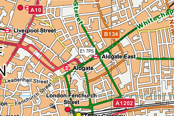 E1 7PS map - OS VectorMap District (Ordnance Survey) E1 7PS map - OS VectorMap District (Ordnance Survey)