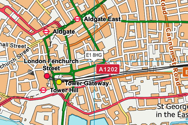 E1 8HG map - OS VectorMap District (Ordnance Survey) E1 8HG map - OS VectorMap District (Ordnance Survey)