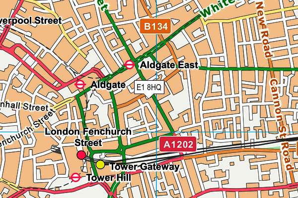 E1 8HQ map - OS VectorMap District (Ordnance Survey) E1 8HQ map - OS VectorMap District (Ordnance Survey)