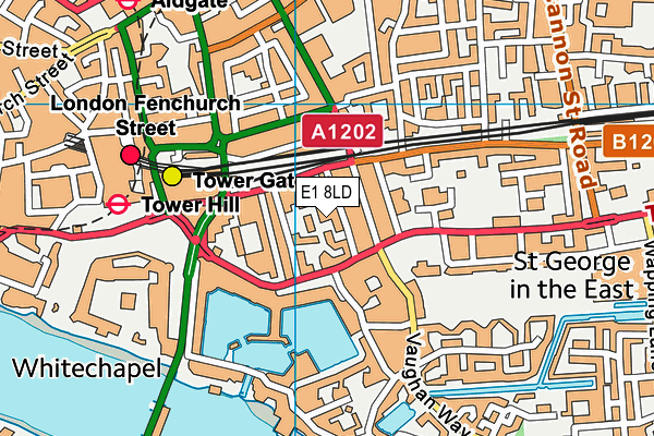 E1 8LD map - OS VectorMap District (Ordnance Survey) E1 8LD map - OS VectorMap District (Ordnance Survey)