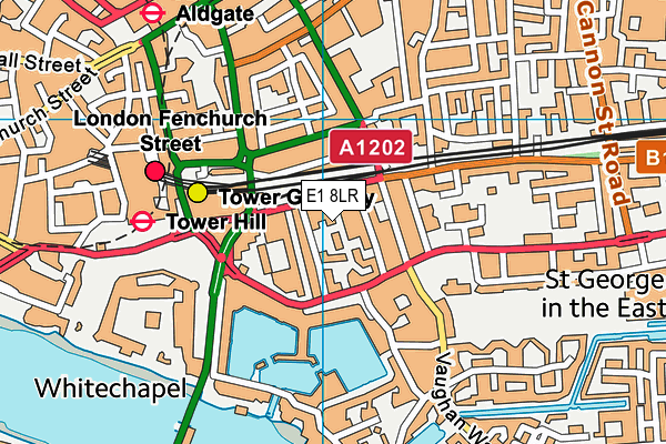 E1 8LR map - OS VectorMap District (Ordnance Survey) E1 8LR map - OS VectorMap District (Ordnance Survey)