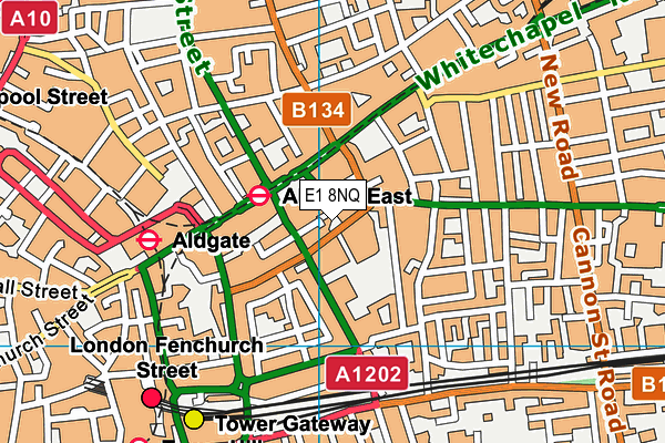 E1 8NQ map - OS VectorMap District (Ordnance Survey) E1 8NQ map - OS VectorMap District (Ordnance Survey)