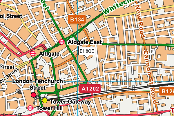 E1 8QE map - OS VectorMap District (Ordnance Survey) E1 8QE map - OS VectorMap District (Ordnance Survey)