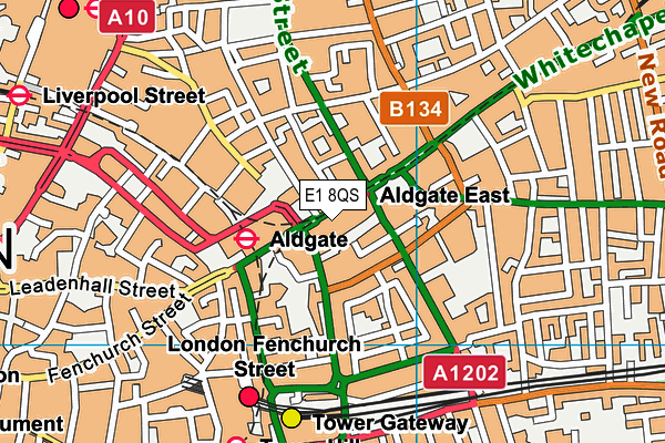 E1 8QS map - OS VectorMap District (Ordnance Survey) E1 8QS map - OS VectorMap District (Ordnance Survey)