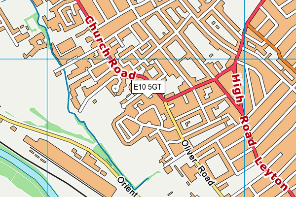 E10 5GT map - OS VectorMap District (Ordnance Survey) E10 5GT map - OS VectorMap District (Ordnance Survey)