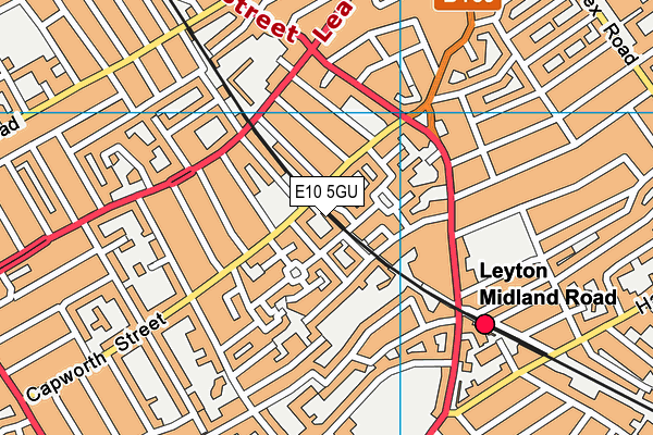 E10 5GU map - OS VectorMap District (Ordnance Survey) E10 5GU map - OS VectorMap District (Ordnance Survey)