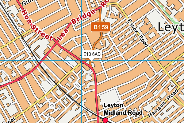 E10 6AD map - OS VectorMap District (Ordnance Survey) E10 6AD map - OS VectorMap District (Ordnance Survey)