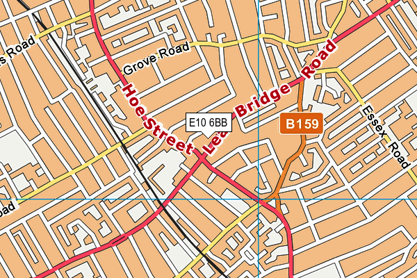 E10 6BB map - OS VectorMap District (Ordnance Survey) E10 6BB map - OS VectorMap District (Ordnance Survey)