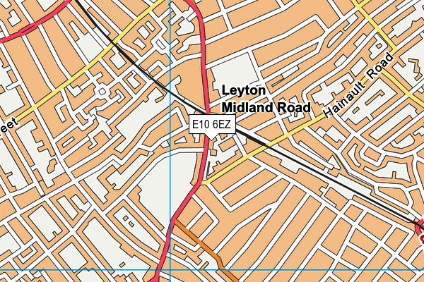E10 6EZ map - OS VectorMap District (Ordnance Survey) E10 6EZ map - OS VectorMap District (Ordnance Survey)