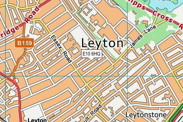 E10 6HQ map - OS VectorMap District (Ordnance Survey)