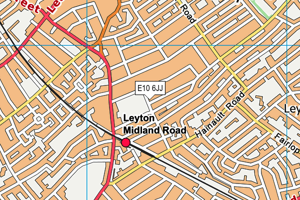 E10 6JJ map - OS VectorMap District (Ordnance Survey) E10 6JJ map - OS VectorMap District (Ordnance Survey)