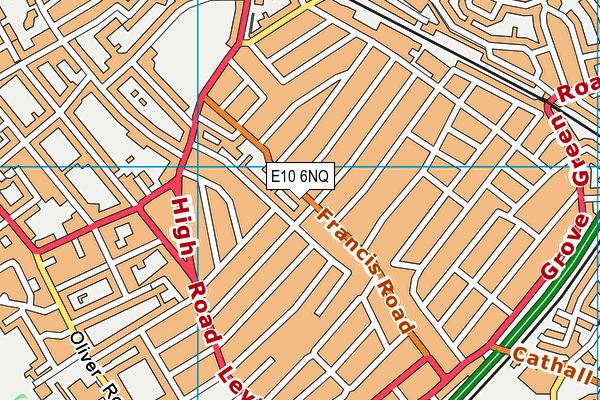 E10 6NQ map - OS VectorMap District (Ordnance Survey) E10 6NQ map - OS VectorMap District (Ordnance Survey)