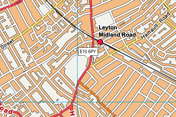 E10 6PY map - OS VectorMap District (Ordnance Survey) E10 6PY map - OS VectorMap District (Ordnance Survey)