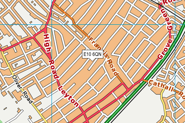 E10 6QN map - OS VectorMap District (Ordnance Survey) E10 6QN map - OS VectorMap District (Ordnance Survey)
