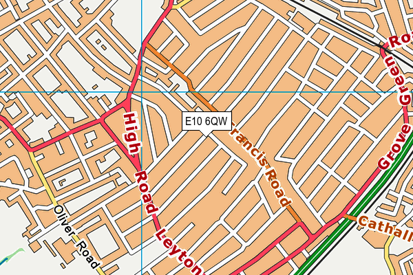 E10 6QW map - OS VectorMap District (Ordnance Survey) E10 6QW map - OS VectorMap District (Ordnance Survey)