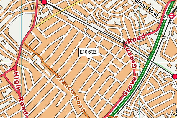 E10 6QZ map - OS VectorMap District (Ordnance Survey) E10 6QZ map - OS VectorMap District (Ordnance Survey)
