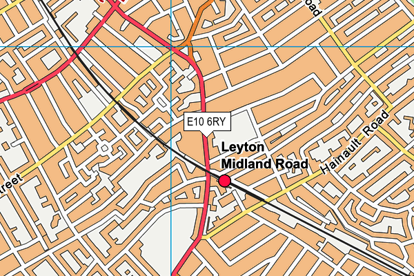 E10 6RY map - OS VectorMap District (Ordnance Survey) E10 6RY map - OS VectorMap District (Ordnance Survey)