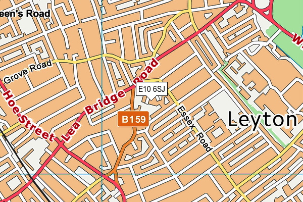 E10 6SJ map - OS VectorMap District (Ordnance Survey) E10 6SJ map - OS VectorMap District (Ordnance Survey)