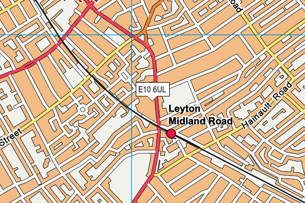 E10 6UL map - OS VectorMap District (Ordnance Survey) E10 6UL map - OS VectorMap District (Ordnance Survey)