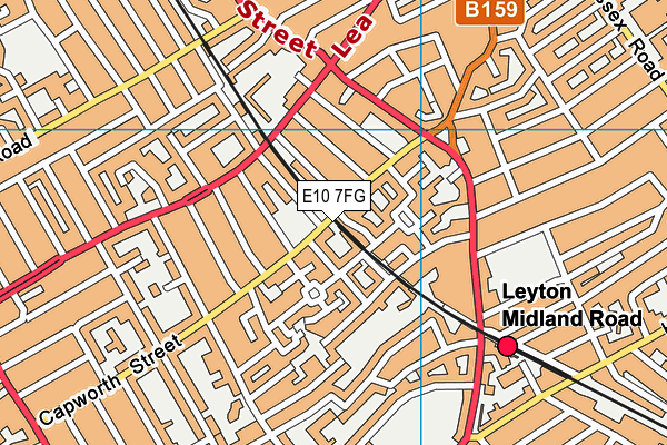 E10 7FG map - OS VectorMap District (Ordnance Survey) E10 7FG map - OS VectorMap District (Ordnance Survey)
