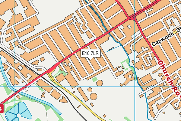 E10 7LR map - OS VectorMap District (Ordnance Survey) E10 7LR map - OS VectorMap District (Ordnance Survey)