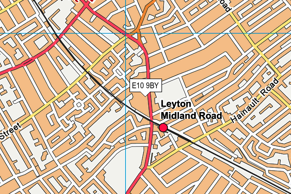 E10 9BY map - OS VectorMap District (Ordnance Survey) E10 9BY map - OS VectorMap District (Ordnance Survey)