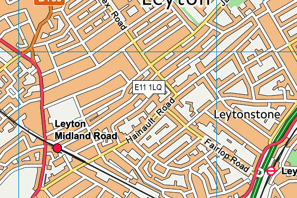 E11 1LQ map - OS VectorMap District (Ordnance Survey) E11 1LQ map - OS VectorMap District (Ordnance Survey)