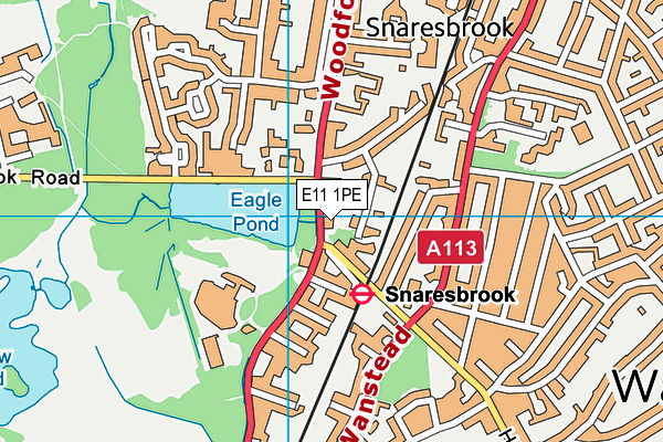 E11 1PE map - OS VectorMap District (Ordnance Survey) E11 1PE map - OS VectorMap District (Ordnance Survey)