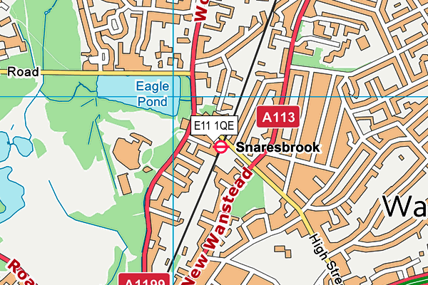E11 1QE map - OS VectorMap District (Ordnance Survey) E11 1QE map - OS VectorMap District (Ordnance Survey)