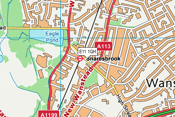 E11 1QH map - OS VectorMap District (Ordnance Survey) E11 1QH map - OS VectorMap District (Ordnance Survey)