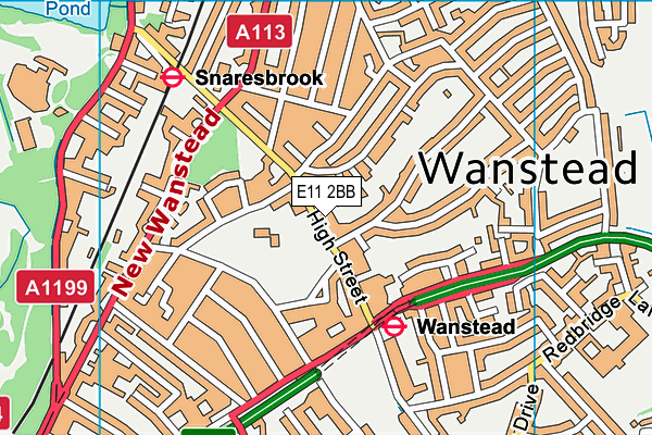 E11 2BB map - OS VectorMap District (Ordnance Survey) E11 2BB map - OS VectorMap District (Ordnance Survey)