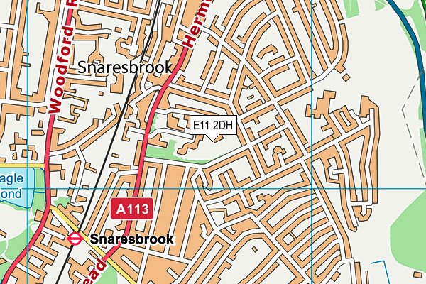 E11 2DH map - OS VectorMap District (Ordnance Survey) E11 2DH map - OS VectorMap District (Ordnance Survey)