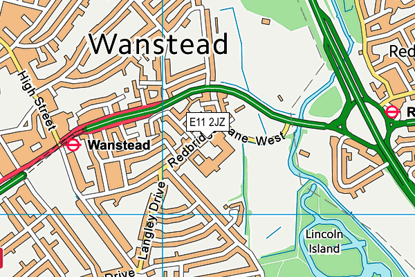 E11 2JZ map - OS VectorMap District (Ordnance Survey) E11 2JZ map - OS VectorMap District (Ordnance Survey)