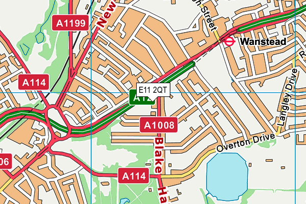 E11 2QT map - OS VectorMap District (Ordnance Survey) E11 2QT map - OS VectorMap District (Ordnance Survey)