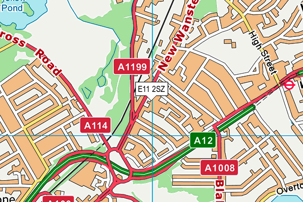 E11 2SZ map - OS VectorMap District (Ordnance Survey) E11 2SZ map - OS VectorMap District (Ordnance Survey)