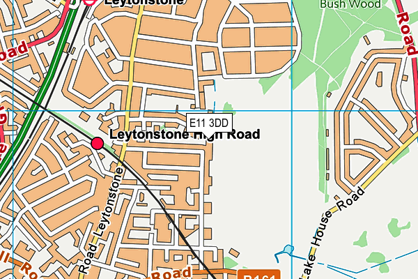 E11 3DD map - OS VectorMap District (Ordnance Survey) E11 3DD map - OS VectorMap District (Ordnance Survey)