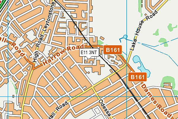 E11 3NT map - OS VectorMap District (Ordnance Survey) E11 3NT map - OS VectorMap District (Ordnance Survey)