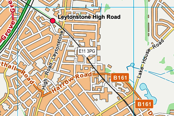 E11 3PG map - OS VectorMap District (Ordnance Survey) E11 3PG map - OS VectorMap District (Ordnance Survey)